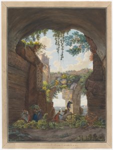 Interior of the Baths at Caracalla MET DP222157