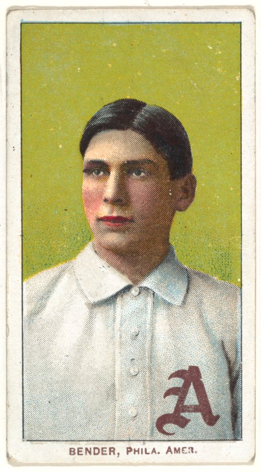 Bender, Philadelphia, American League, from the White Border series (T206) for the American Tobacco Company MET DP845124