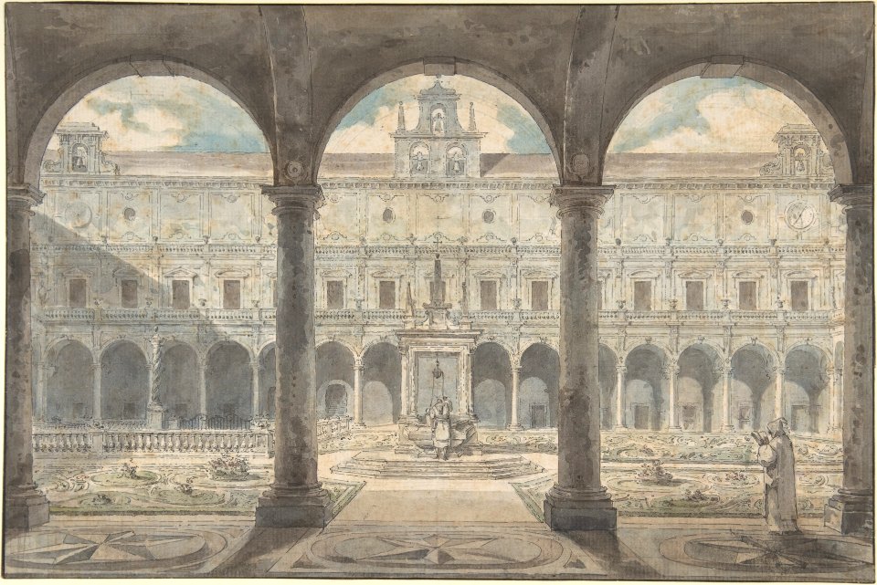 Cloister of the Certosa di San Martino, Naples MET DP808067