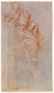 Man Leaning on a Wall (recto) MET DR88