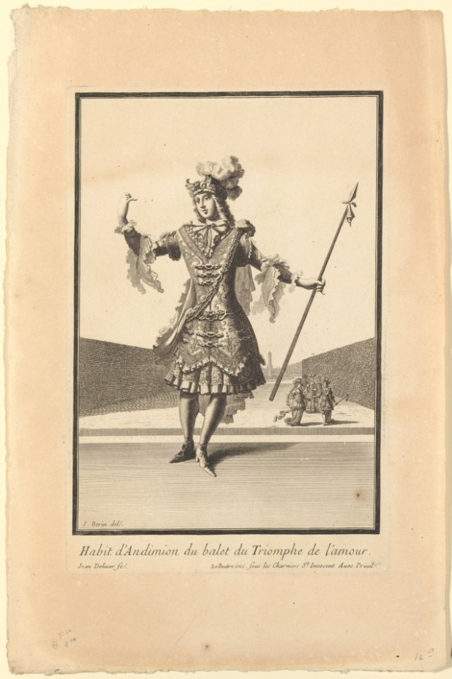 Costume of Endymion from the Ballet "Triumph of Love" (Habit d'Andimion du balet du 'Triomphe de l'amour) MET DP209720