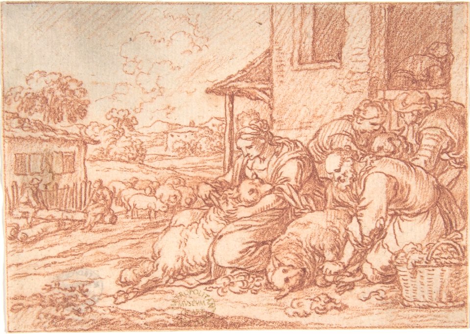 June (one of a series representing the labors of the months) MET DP803098