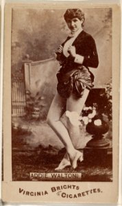 Addie Walton, from the Actors and Actresses series (N45, Type 1) for Virginia Brights Cigarettes MET DP830557