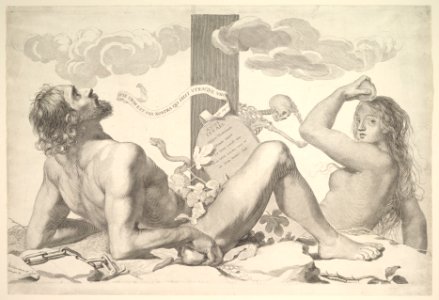 Adam and Eve at the Foot of the Cross MET DP823231