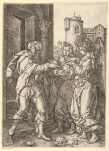 Lot Welcomes the Angels, from The Story of Lot MET DP836662