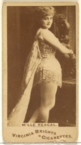 M'lle Reagal, from the Actors and Actresses series (N45, Type 1) for Virginia Brights Cigarettes MET DP829867