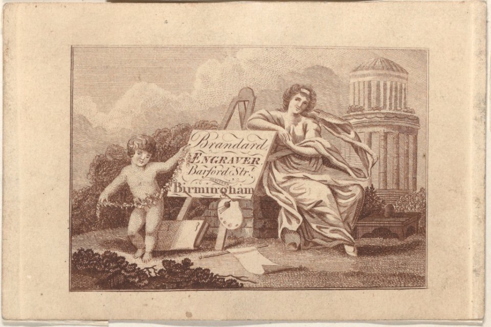 Trade Card for Brandard, Engraver Met DP885204