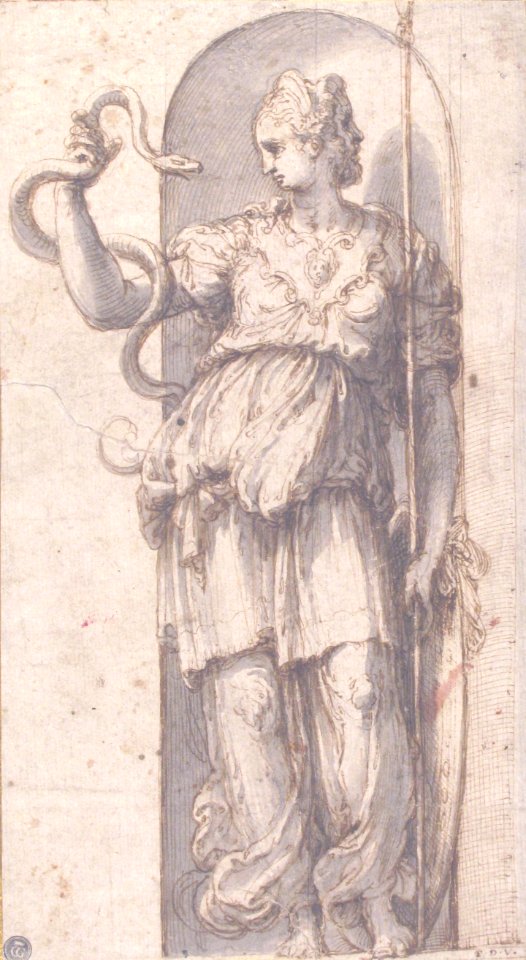 Study for Allegorical Figure of Prudence MET 64.179
