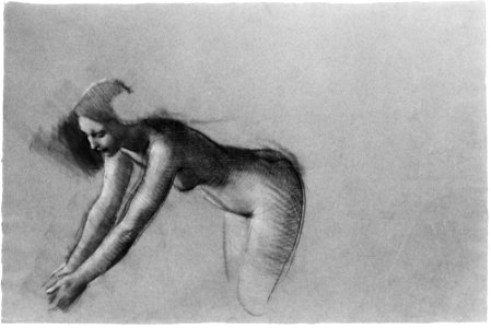 Study of Female Nude Bending on Hands and Knees MET 264988 1996.582.2
