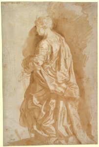 Study of a Standing Female Saint MET DP820064
