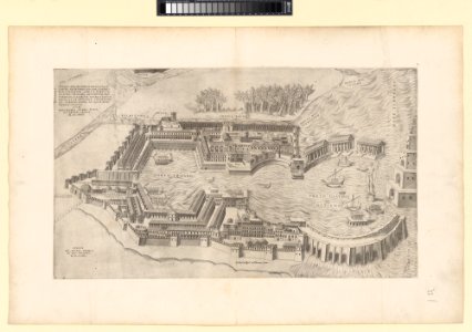 Speculum Romanae Magnificentiae- Birdseye View of the Port of Rome MET DP-13033-001