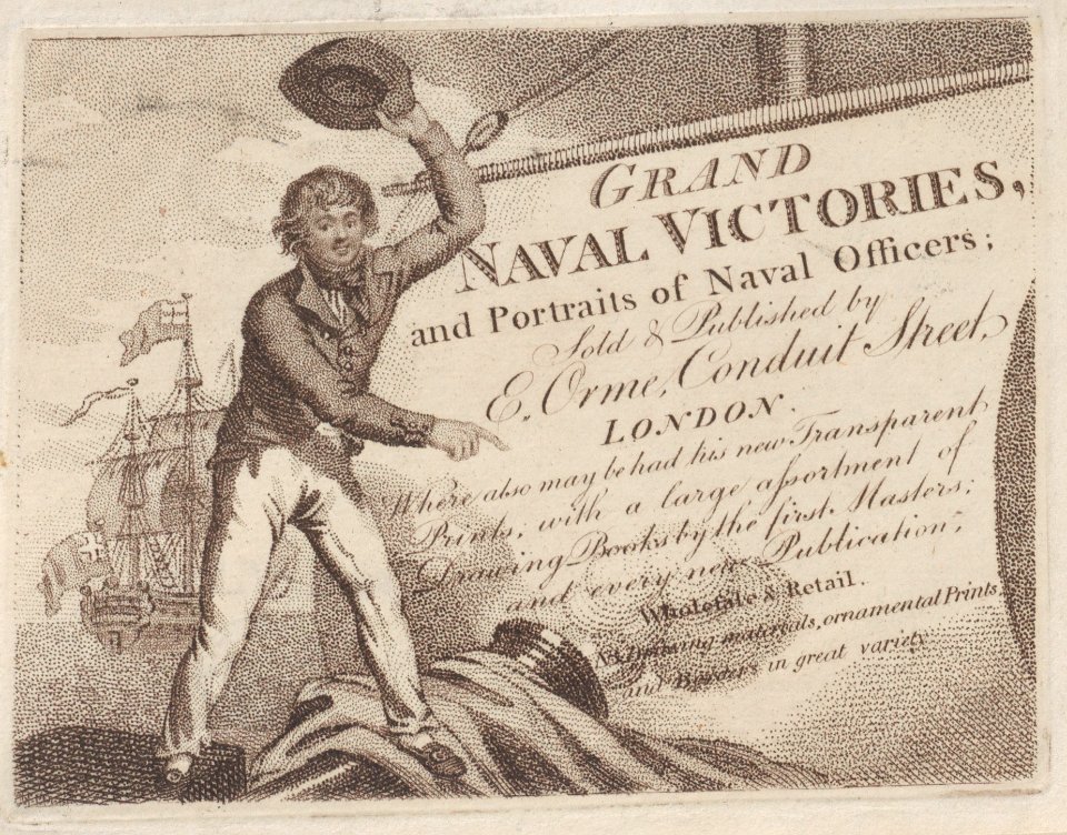 Trade Card for E. Orme, Printseller and Publisher Met DP885021