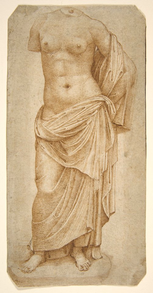 Study of an Antique Statue MET DP811350