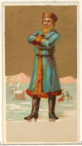 Russia, from the Natives in Costume series (N16), Teofani Issue, for Allen & Ginter Cigarettes Brands MET DP834889