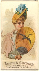 Plate 36, from the Fans of the Period series (N7) for Allen & Ginter Cigarettes Brands MET DP830200