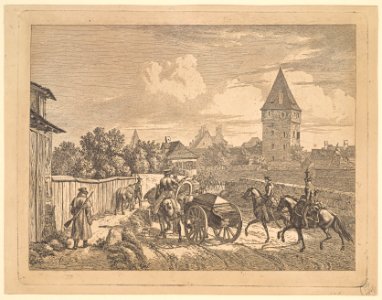 Russian Lancers Escorting the Regimental Cassonne MET DP824343