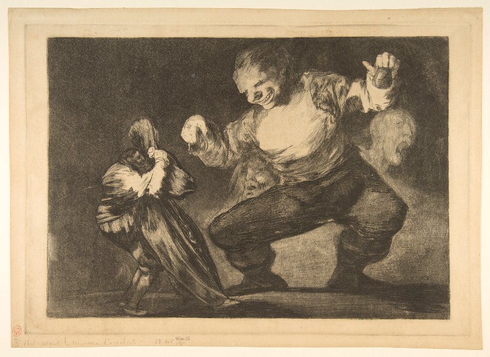 Plate 4 from the 'Disparates'- Simpleton MET DP817766