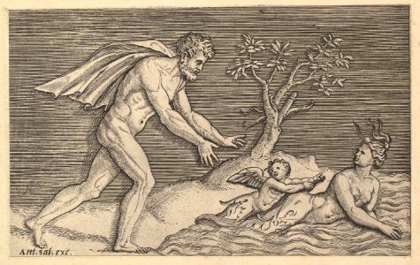Speculum Romanae Magnificentiae- Naked Man Pursuing a Naiad MET DP820268