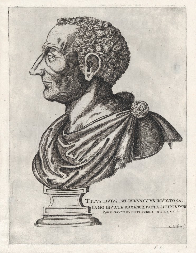 Speculum Romanae Magnificentiae- Bust of Livy MET DP870214