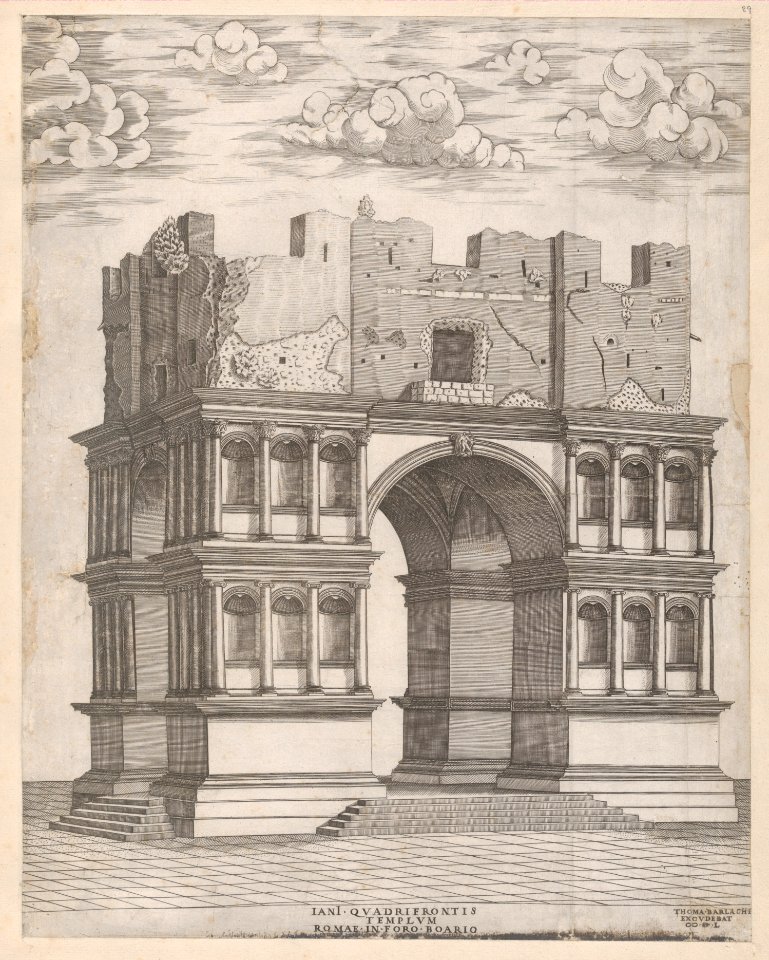 Speculum Romanae Magnificentiae- Temple of Janus MET DP870372
