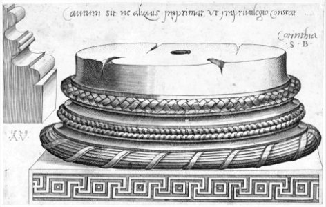 Speculum Romanae Magnificentiae- Corinthian base MET MM81615