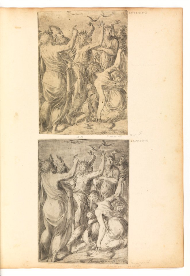 Moses Showing the Quails to the Israelites MET DP269451