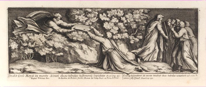 Moses receiving the tablets Met DP-17522-001