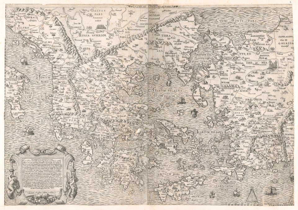 Speculum Romanae Magnificentiae- Map of Greece MET DP870391