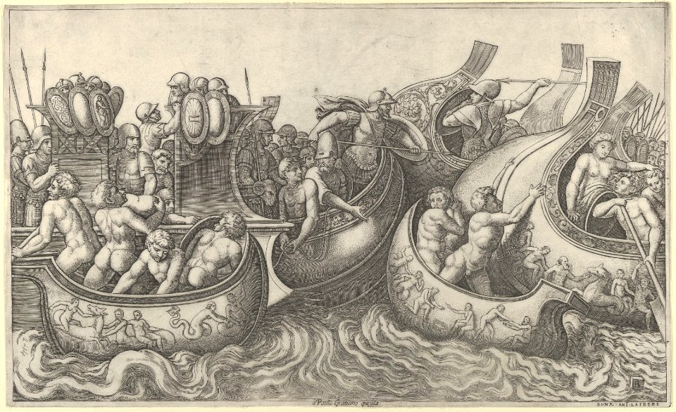 Speculum Romanae Magnificentiae- Naval Battle MET DP837614