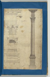 The General Proportions of the Corinthian Order, in Chippendale Drawings, Vol. I MET DP-14278-004