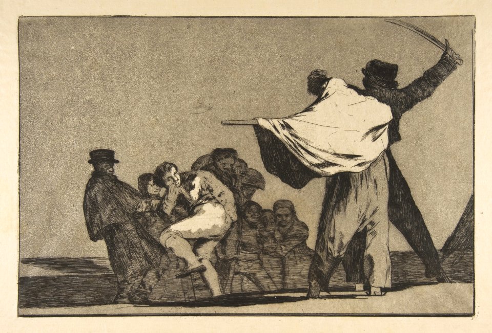 Plate A from the 'Disparates'-Well-Known Folly MET DP817483