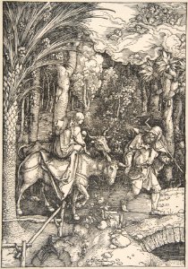 The Flight into Egypt, from The Life of the Virgin, Latin Edition, 1511 MET DP816279