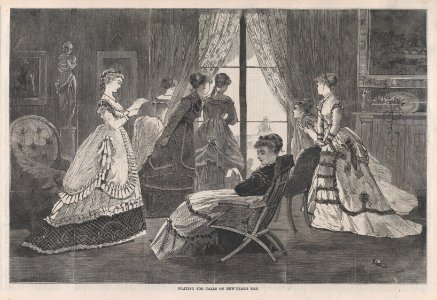 Waiting for Calls on New Year's Day (Harper's Bazar, Vol. II) MET DP875300