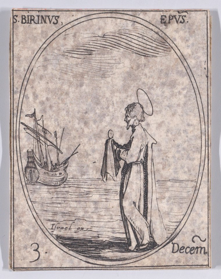 St. Birinus, Bishop Met DP891241