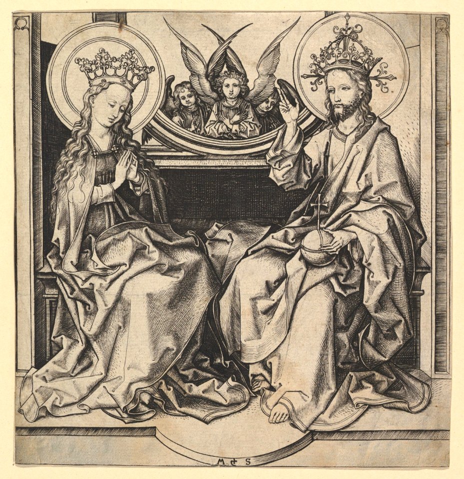 The Enthronement of the Virgin MET DP819961