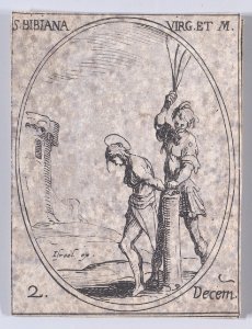 St. Bibiana, Virgin and Martyr Met DP891240