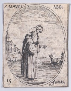St. Maurus, Abbot Met DP890804