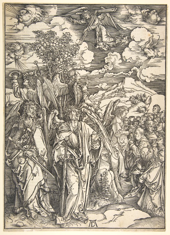 The Four Angels Restraining the Winds, from the Apocalypse series MET DP816926