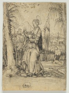Saint Barbara in a Landscape MET DP855308