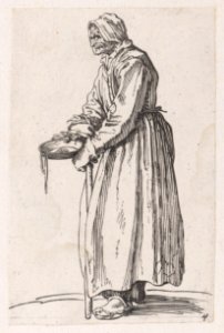 The Female Beggar with The Begging Bowl Met DP890693