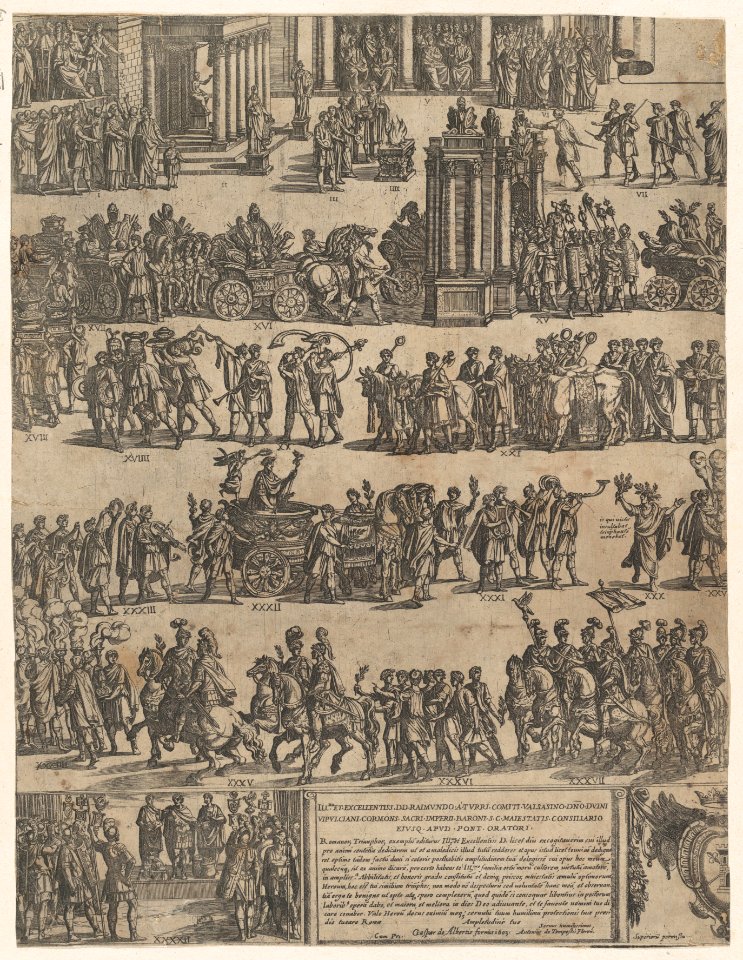 Triumph of a Roman Emperor (left side) MET DP863219