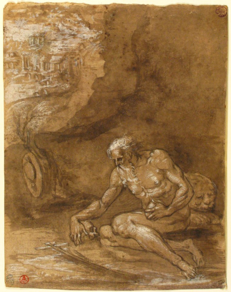 Saint Jerome Praying in a Landscape. MET 2001.156.4