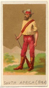 South Africa (Boer), from the Natives in Costume series (N16), Teofani Issue, for Allen & Ginter Cigarettes Brands MET DP834892