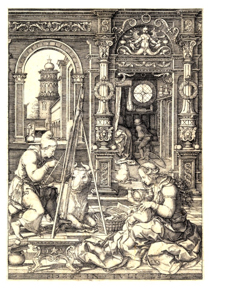 Saint Luke Painting the Virgin MET A.21