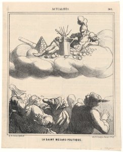 Saint Médard of politics, from 'News of the day,' published in Le Charivari, June 27, 1868 MET DP877717