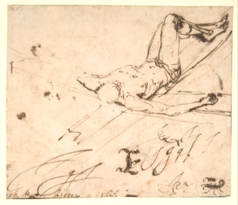 Study for a Crucifixion of St. Peter MET DP800295
