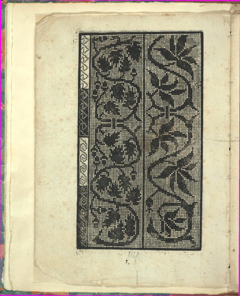 Opera Nova Universali intitulata Corona di racammi, page 3 (verso) MET DP348795