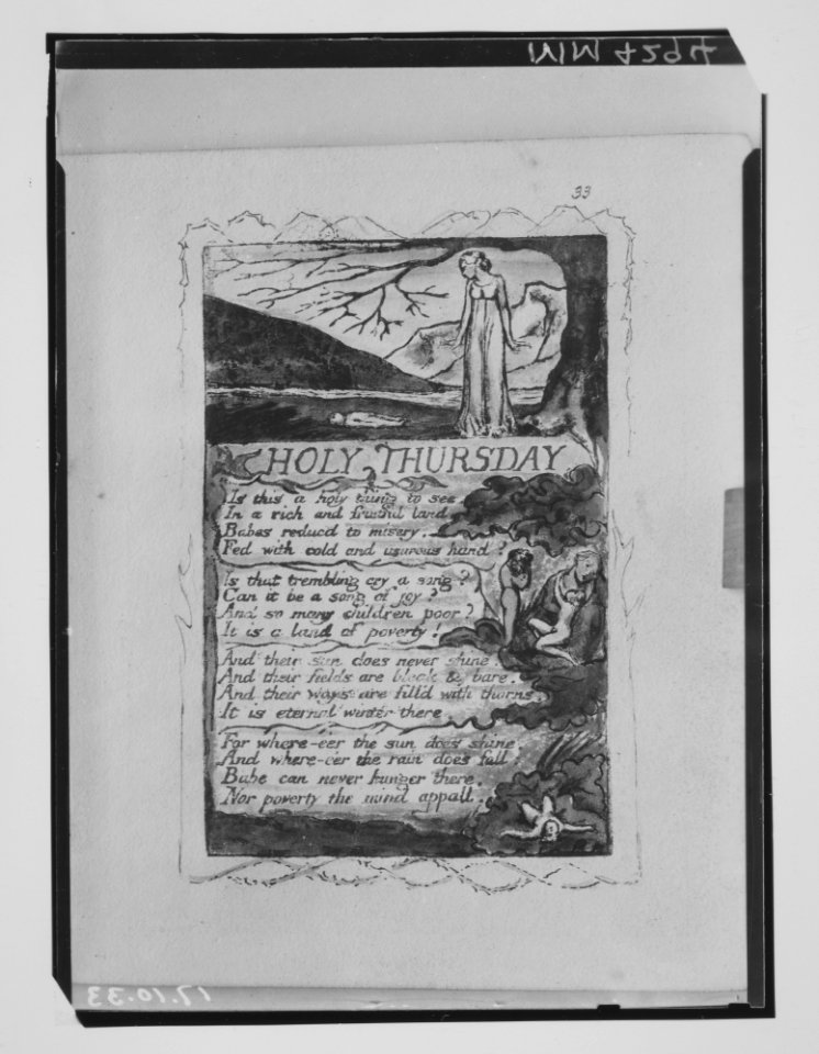 Songs of Innocence and of Experience- Holy Thursday MET MM4294
