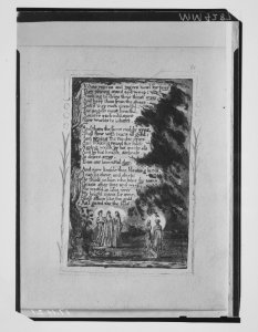 Songs of Innocence and of Experience- Night (second plate)- When wolves and tygers howl for prey MET MM4287