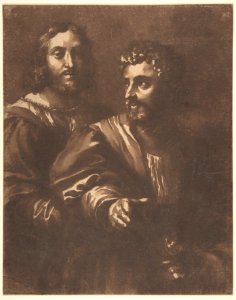 Portrait of Two Men (after Raphael) MET DP800113